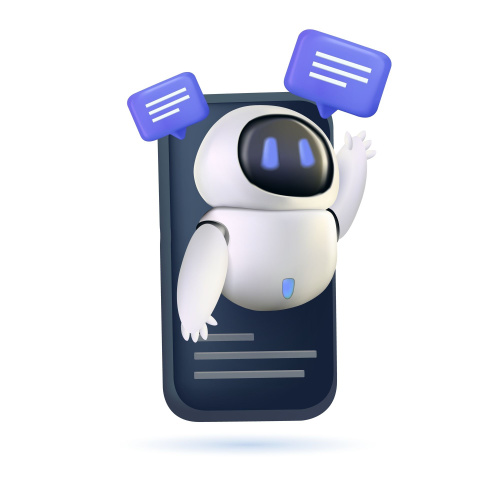 Social chatbot 500x500